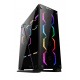 TALIUS Caja Atx gaming Cygnus cristal templado 4fan USB 3.0 TAL-CYGNUS